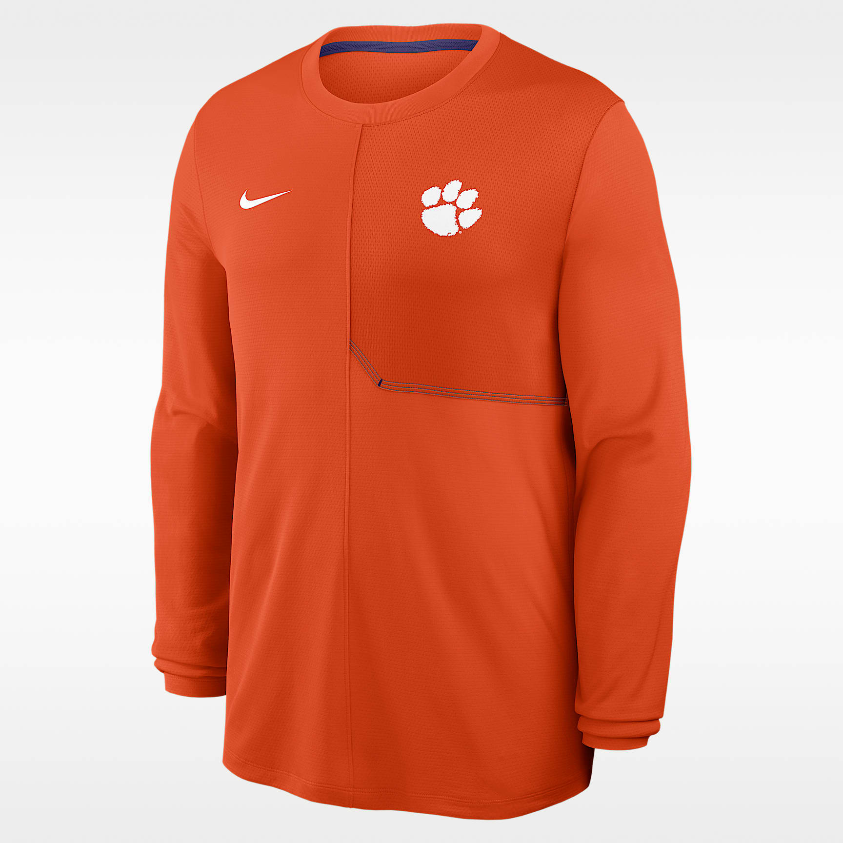 Clemson Sideline Coach Men's Nike Dri-FIT College Long-Sleeve Top